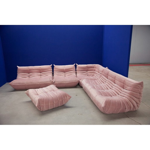 Togo vintage lounge set by Michel Ducaroy for Ligne Roset, France 1970