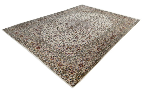 Image 1 of Tappeto persiano Kashan 4,10 x 2,98 Tappeto orientale pregiato n. 24633