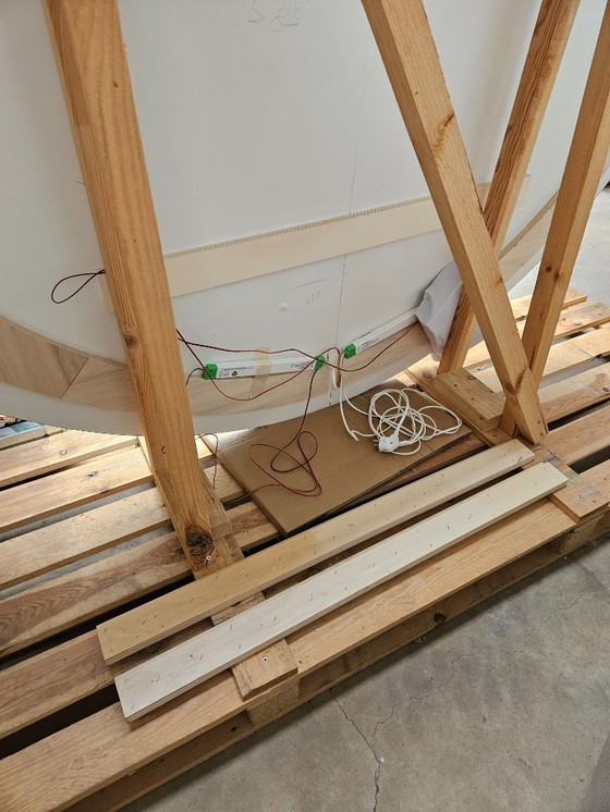 Image 1 of 1 miroir rond avec éclairage