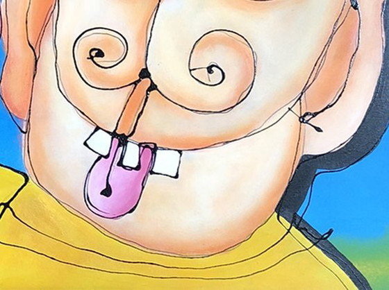 Image 1 of Peinture "Le glacier" #2