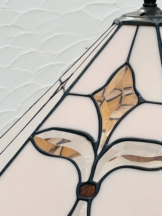 Lampada a sospensione Tiffany Fleur de Lys Art Deco – Lampade a sospensione, Glass (photo 8 of 17)