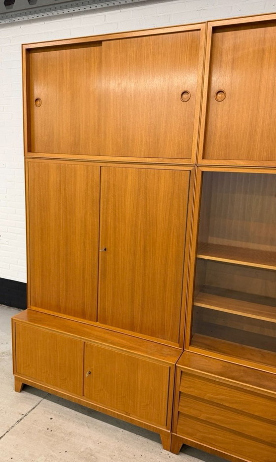 Image 1 of XXL vintage modulair wandmeubel