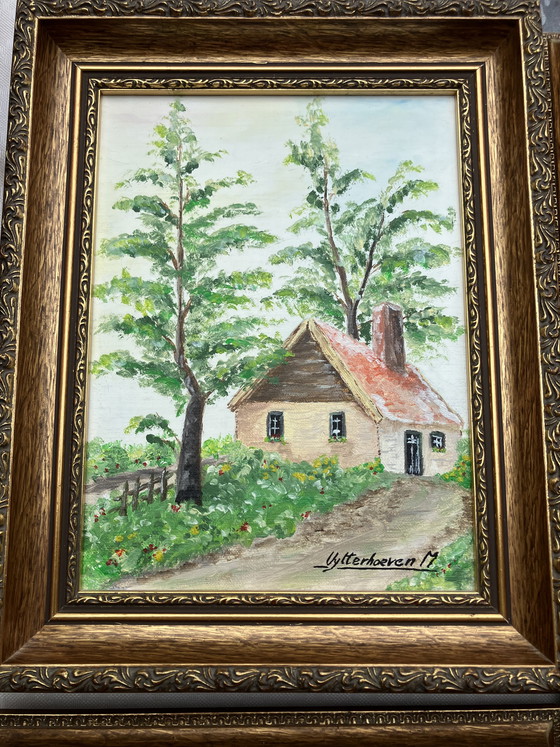 Image 1 of Ensemble unique de 6 tableaux – Les Quatre Saisons et Paysages (1994)