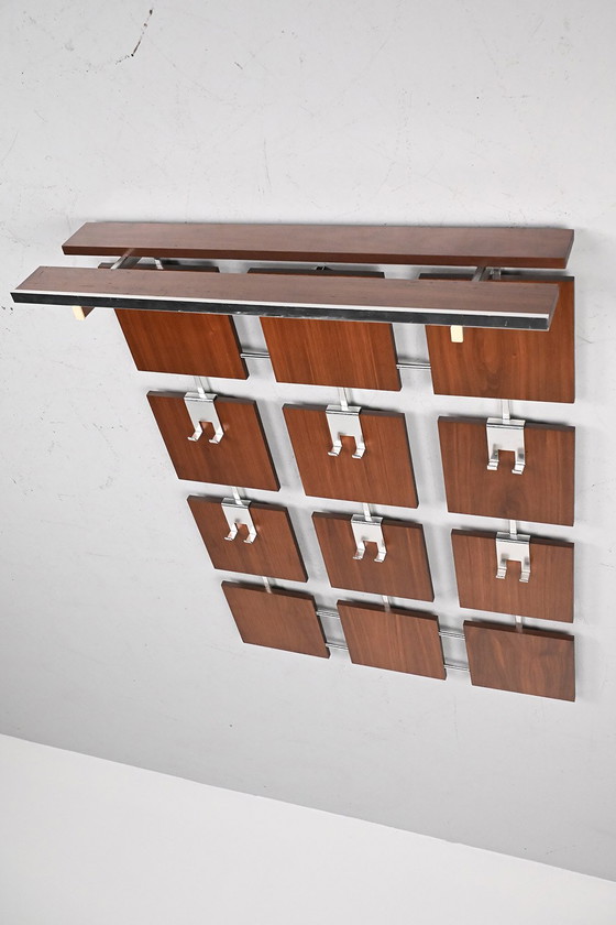Wall coat rack with panels (photo 6 of 10)