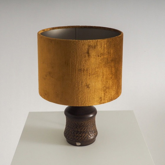 Swedish Ceramic Table Lamp by Henry Brandi for Vejbystrand – Velvet (photo 4 of 13)