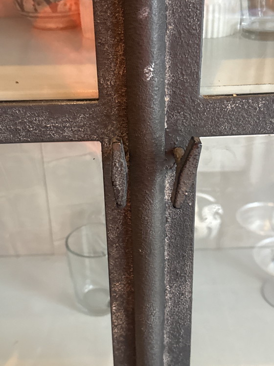 vaisselier de 121 cm de large – Vitrines, Glass, Metal (photo 5 of 5)