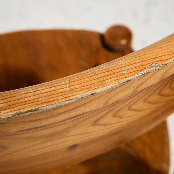 Image 1 of MK10537 Esszimmerstuhl aus Kiefernholz von Rainer Daumiller für Hirtshals Savvaerk, 6-teilig