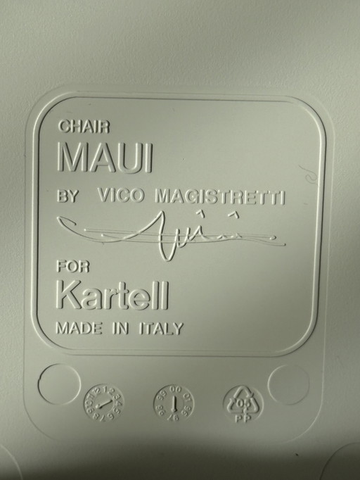 Chaise Maui Jim de 1998 « fabriquée en Italie »