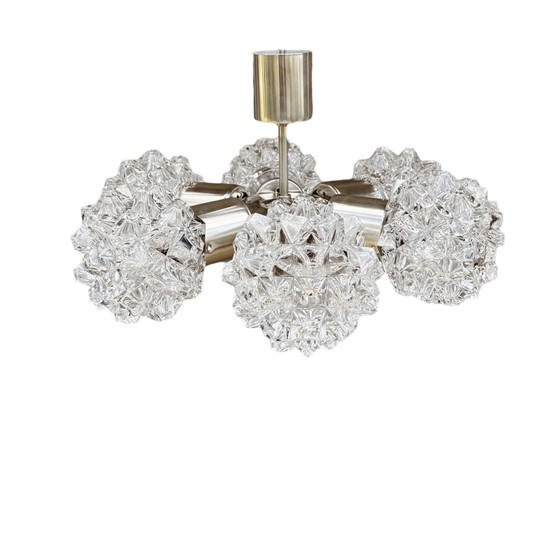 Image 1 of Lámpara de araña Sputnik, Kamenicky Senov, Checoslovaquia, años 70.