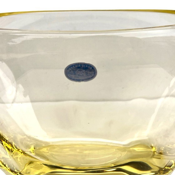 Image 1 of Glass vase designed by M. Klinger, Železný Brod Glass (ZBS), Czechoslovakia, 1960s.