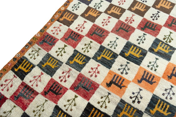 Image 1 of Tapis nomade noué à la main 155 x 76 cm