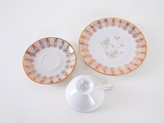 Image 1 of Porseleinen kopje, Duits ontwerp, jaren 70, vervaardigd door Bavaria Elfenbein Porzellan