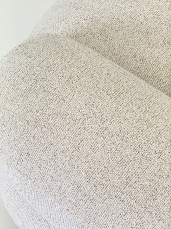 Fauteuil Sapporo de Mario Marenco pour Mobil Girgi, coloris beige crème – Textile (photo 11 of 12)