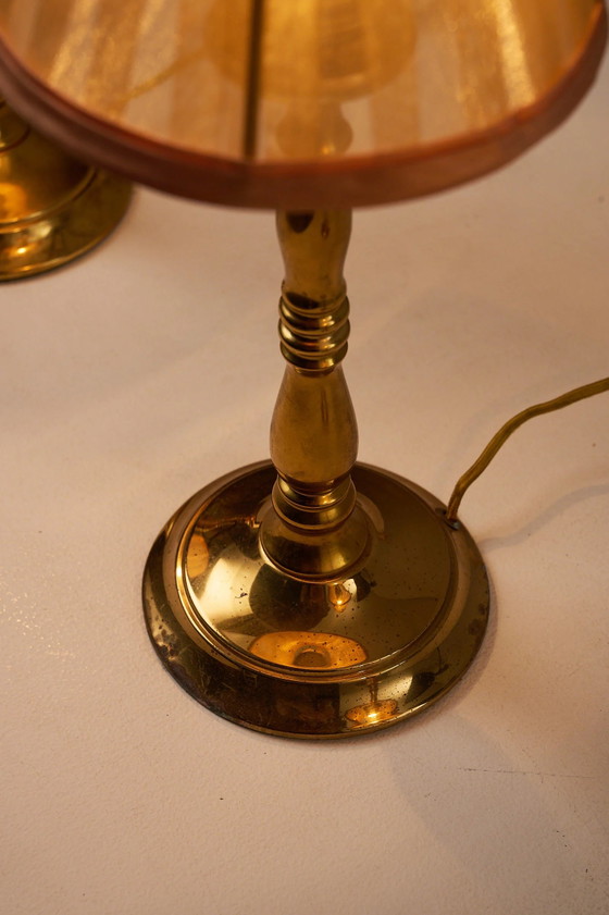 Hollywood Regency Brass Table Lamp, Europe, 1970s (photo 6 of 9)