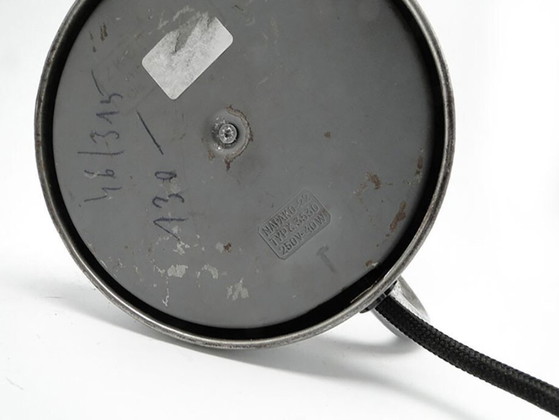 Chrome-Plated Metal Table Lamp by J. Hurka for Napako, Czechoslovakia, 1950s (photo 3 of 13)
