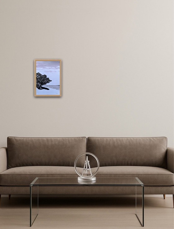 Image 1 of Encre de Chine sur papier blanc Format 30x21cm. 