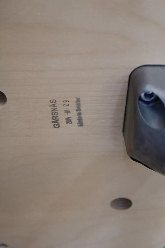 Image 1 of Vintage swivel armchair in axelson grey fabric for 2014 suede upholstery