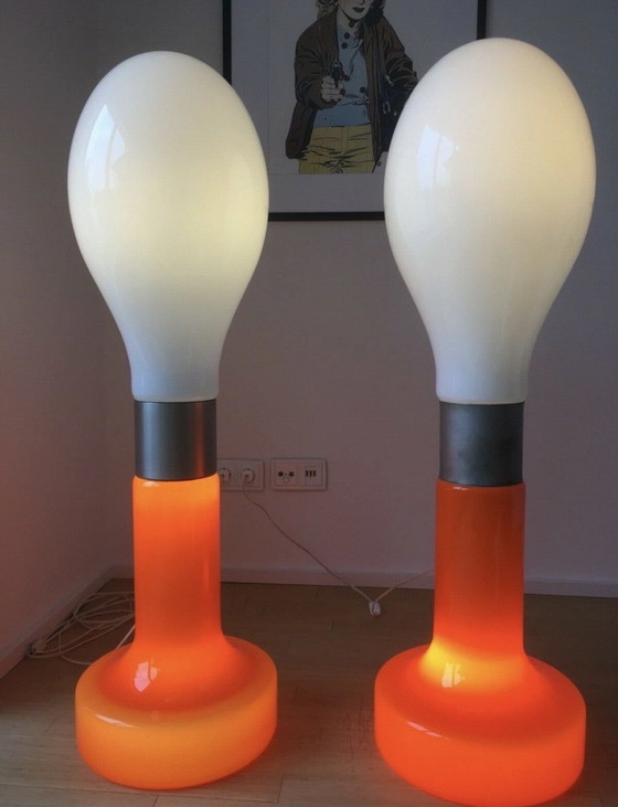 Image 1 of Vintage lamps like Carlo Nason / Lipstick Set of 2 / Excellent condition