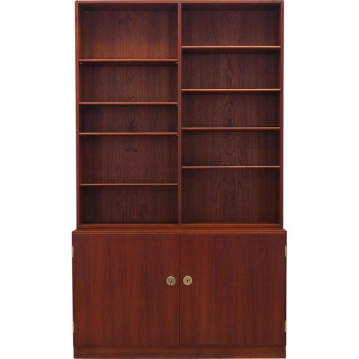 Bibliothèque en teck, design danois, années 1960, designer : Børge Mogensen