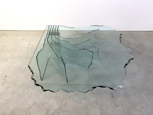 Mesa de centro Shell de Danny Lane, años 80