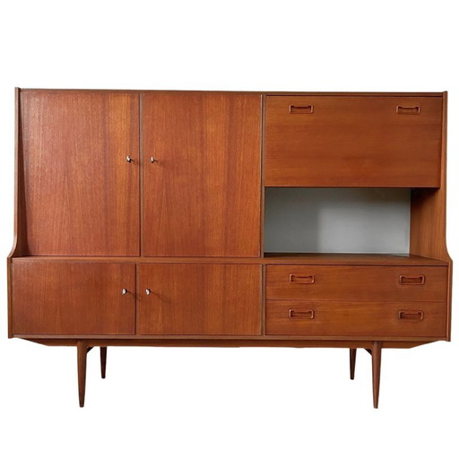 Mid Century dänisches Design Highboard Schrank vintage 1960s