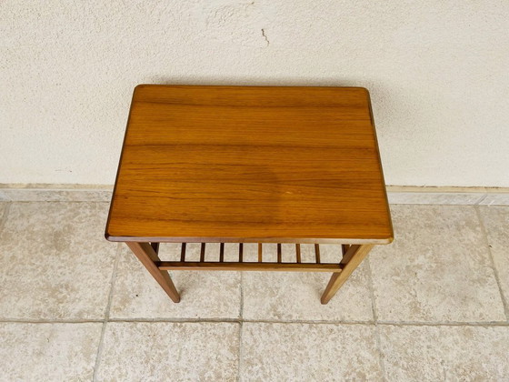 Image 1 of Skandinavischer Beistelltisch aus Teakholz, 1960