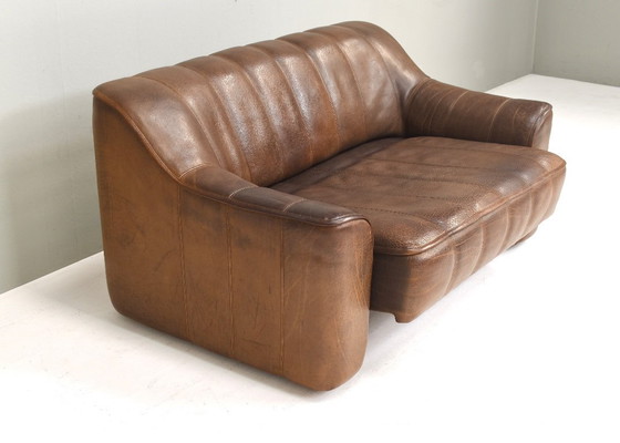 Image 1 of Canapé deux places De Sede DS44 en cuir de buffle - Suisse, années 1970