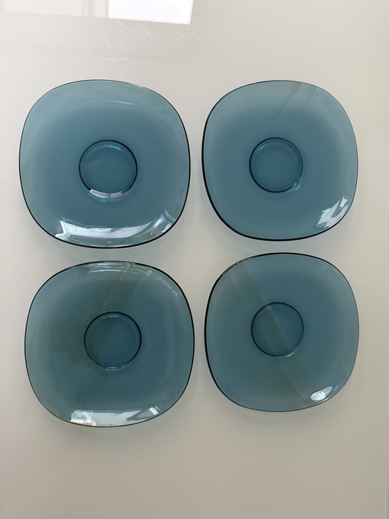 Set unico di tazze e piattini vintage anni '60, marca Vereco – Accessori da tavola, Glass (photo 10 of 15)