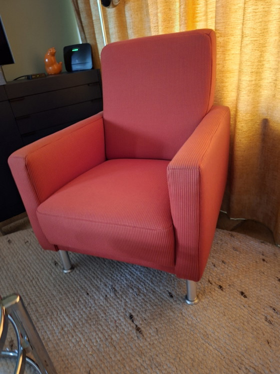 Image 1 of Rotes Sofa mit Sessel