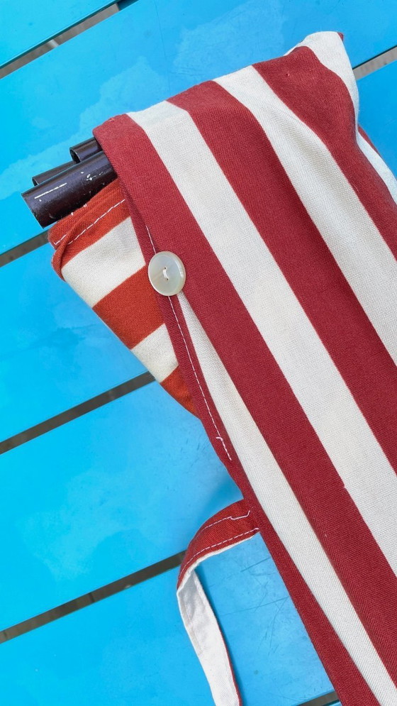 Image 1 of Vintage draagbare ligstoel