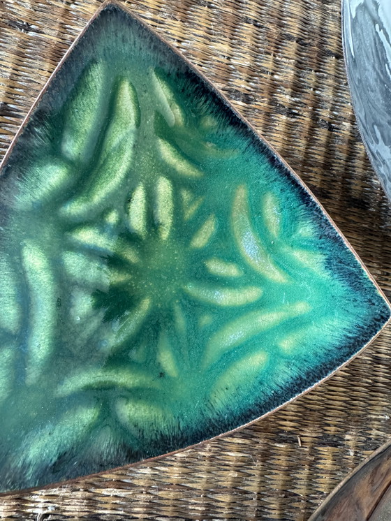 Image 1 of Vassoio tascabile in rame smaltato anni '60