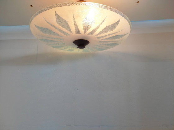 Image 1 of Vintage 50s-60s Scandinavian Ceiling Lamp (Scale Lamp)