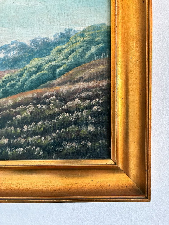 Vintage Signed Hills Landscape Oil Painting – Paintings & Drawings, Canvas (photo 3 of 11)
