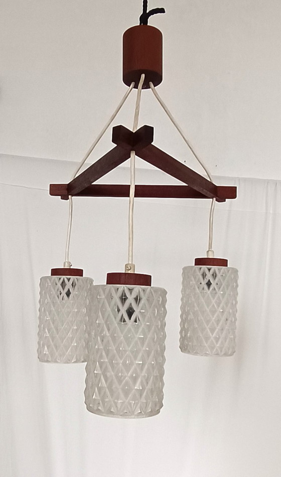 Image 1 of Dänische Design-Pendelleuchte aus den 1950er Jahren