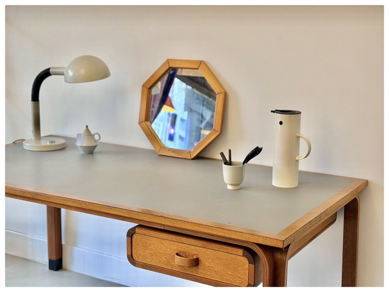 Image 1 of Grande scrivania vintage Magnus Olesen di Rud Thygesen e Johnny Sorensen, Danimarca, anni '70 