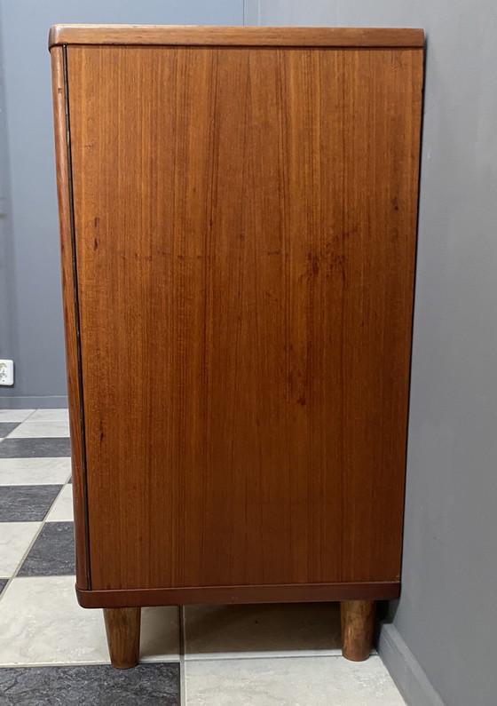 Image 1 of Buffet haut en teck danois de Lyby Mobler, années 1960