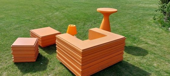 Image 1 of Orange designer garden furniture