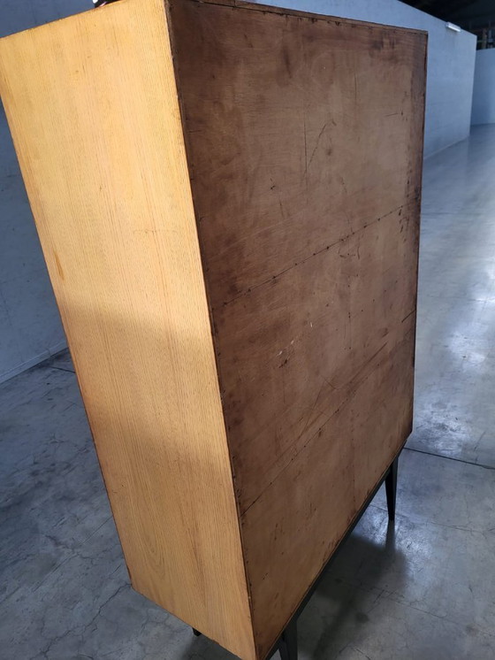 Image 1 of Vitrine haute vintage – années 1950/60 – style moderne du milieu du siècle