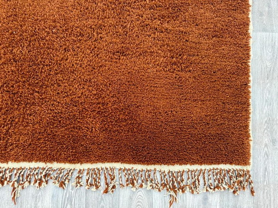 Handgemaakt Bruin Wollen Vloerkleed 200/300 – Vloerkleden en tapijten, Wool (photo 3 of 7)