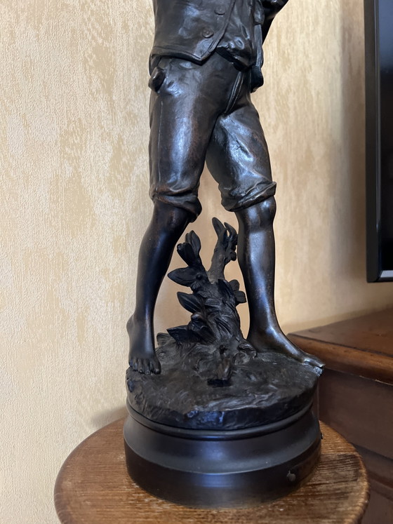 Image 1 of Sculpture bronze Hippolyte Moreau