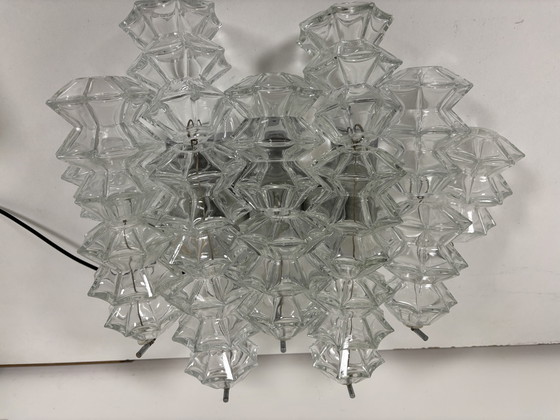 Image 1 of Iconic J.T. Kalmar "Pagoda" Chandelier A Masterpiece of Austrian Design from the 1960s