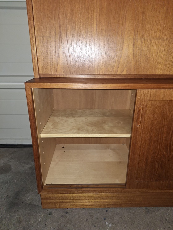 Image 1 of 8
Credenza secretaire d'epoca in teak di Poul Hundevad