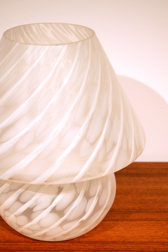 Image 1 of Glass mushroom table lamp 71892