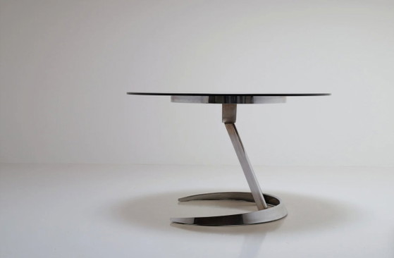 Euro International Steel Dining set, Belgium, 1970s – Metal (photo 6 of 9)