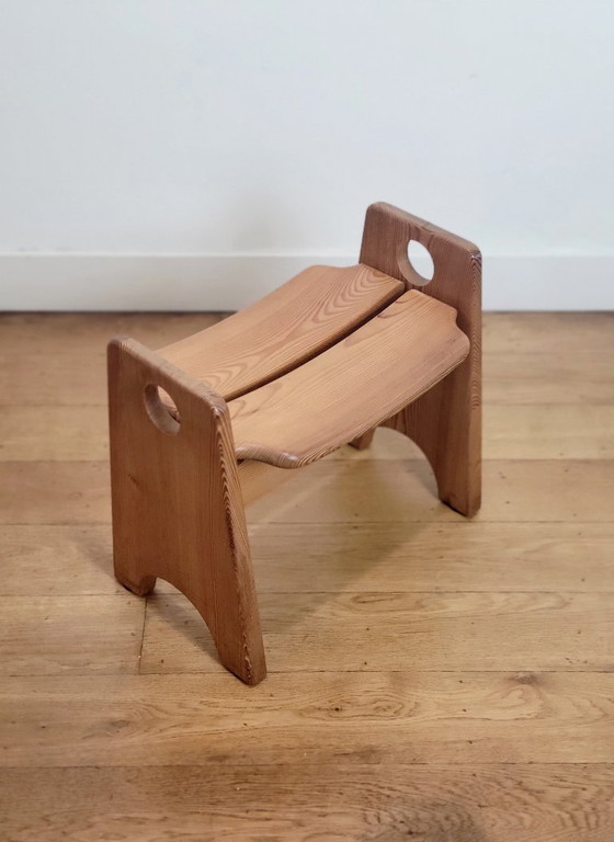 Image 1 of Taburete de pino de Gilbert Marklund para Furusnickarn, Suecia