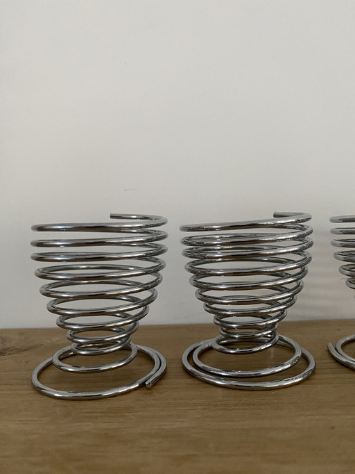 4 Vintage-Eierbecher