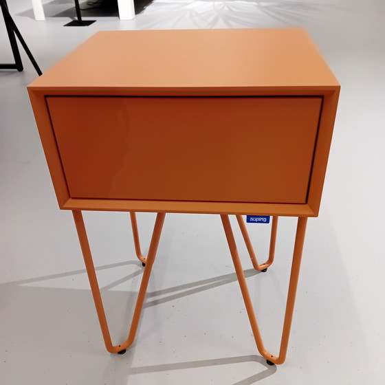 Image 1 of Pixel Nightstand Dusty Red