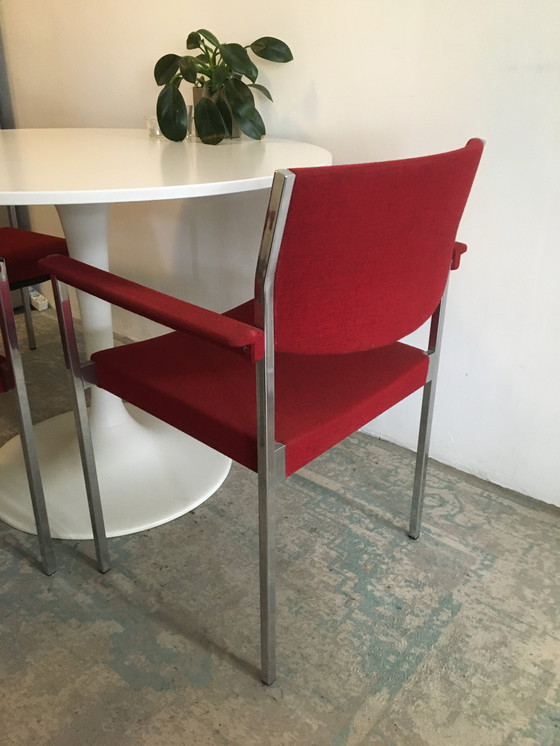 Image 1 of 3x Girsberger Eurochair Eetstoelen