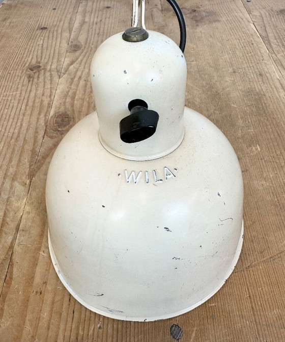 Image 1 of Beigefarbene, industrielle Wandleuchte im Midcentury-Stil mit Scherenmechanismus von Wila Leuchten, 1960er Jahre