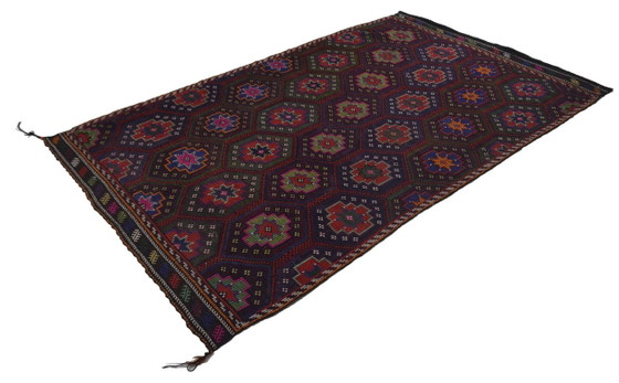 Large Vintage Anatolian Yoruk Kilim 306 × 185 cm – Handwoven Wool Rug – Rugs & carpets (photo 9 of 11)